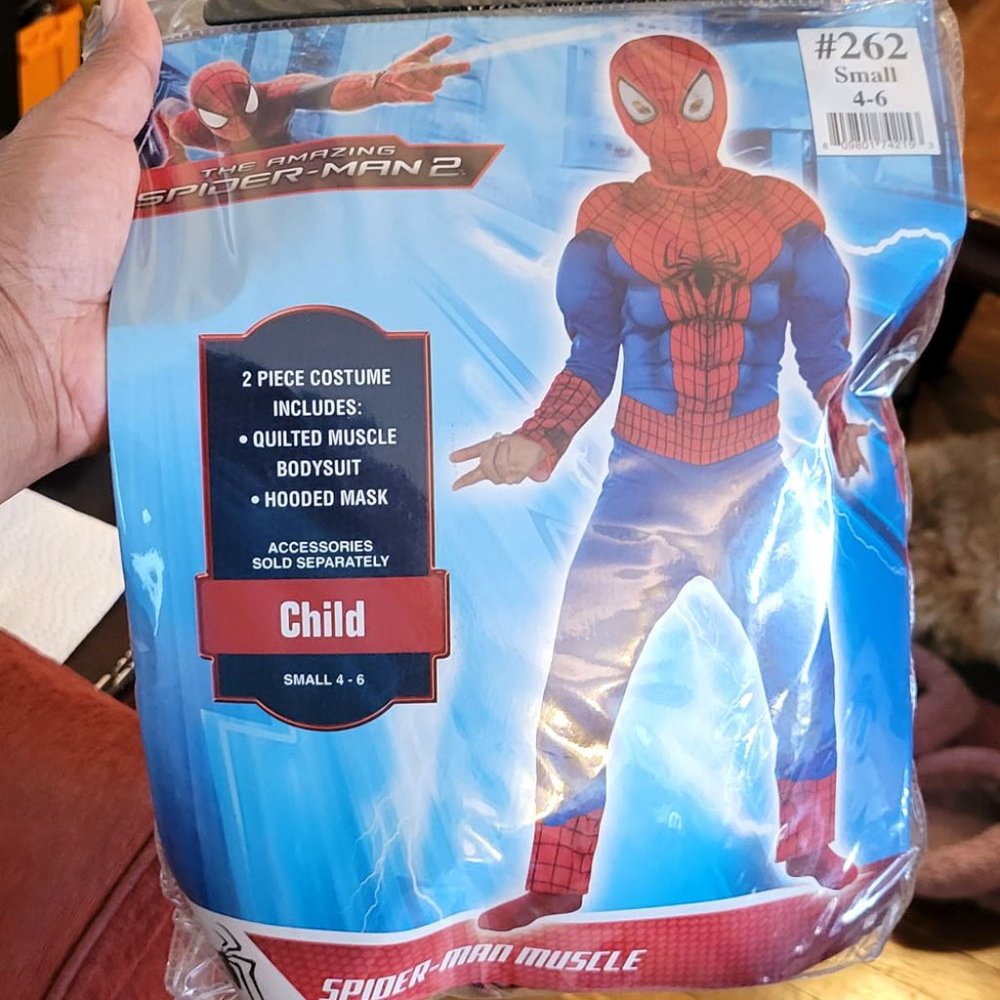 Brand New The Amazing Spider Man 2 Boys Costume